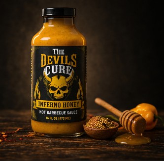 Inferno Honey BBQ Sauce bottle