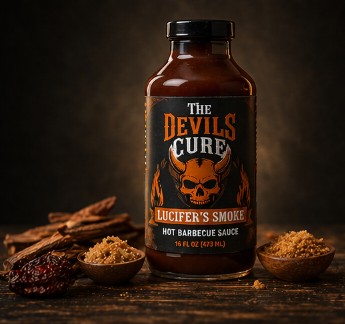 Lucifer's Smoke BBQ Sauce bottle