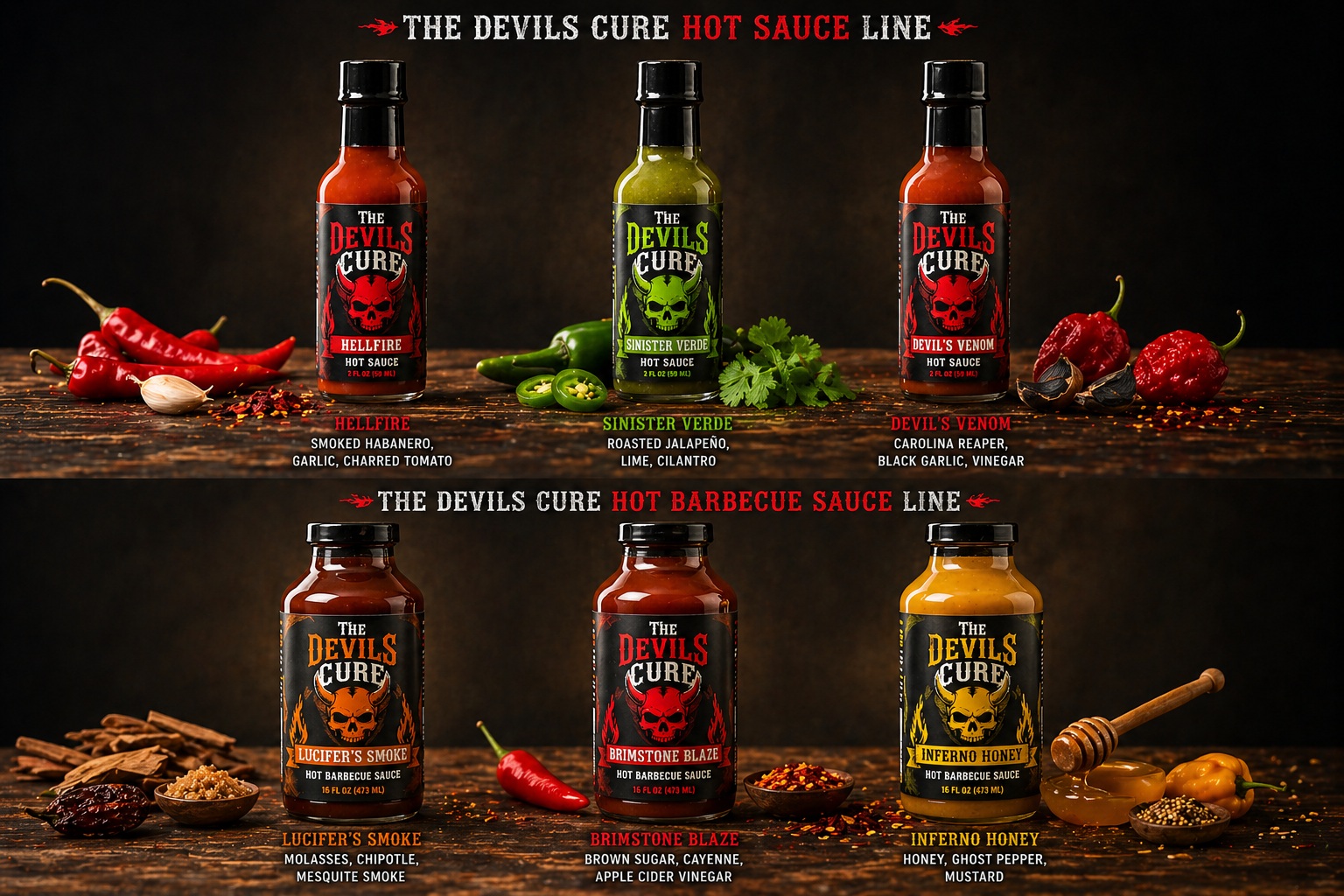 The Devils Cure full product line