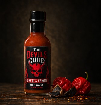 Devils Venom Hot Sauce bottle